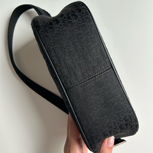 Authentic Christian Dior by John Galliano F/W 2005 Black Diorissimo Shoulder Bag - Picture 10 of 10